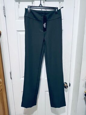 Basic Editions Black Straight-Leg Kids Pants